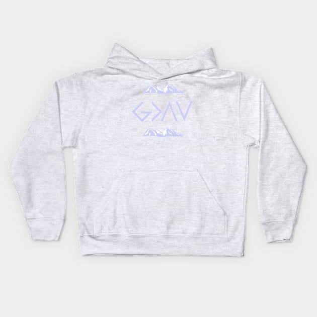 God Is Greater Kids Hoodie by CatGirl101